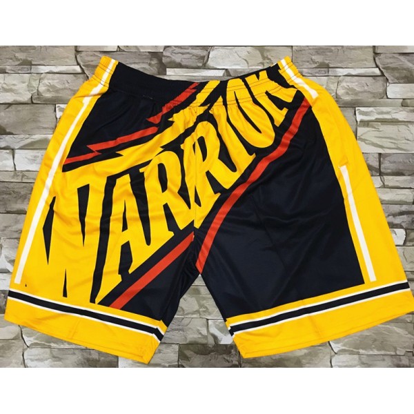 NBA Golden State Warriors Herren Pocket Shorts M001 Swingman NBA Golden State Warriors Herren Pocket Shorts M001 Swingman